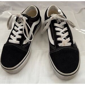 Vans Black and White Kids Youth Unisex Size 3 Sneakers Boys Girls